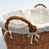 Natural Wicker Basket and Liner