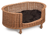 Luxury Willow Sofa Dog Bed Basket
