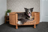 Luxury Willow Sofa Dog Bed Basket