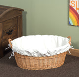 Natural Wicker Basket and Liner