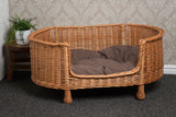 Luxury Willow Sofa Dog Bed Basket